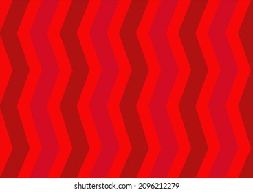 Beautiful blue and black zigzag pattern on red background