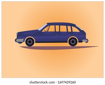 Beautiful Blue Car is ready for your smooth driving.
