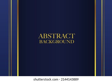 Beautiful Blue and Gold Background Design