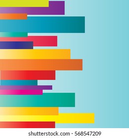 Beautiful Blue and Green Background with Gradient Stripes. Background