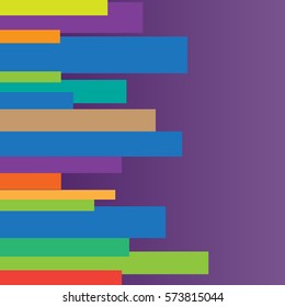 Beautiful Blue and Green Background with Gradient Stripes. Vector Banner Texture.