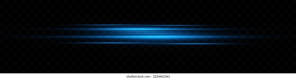 Beautiful blue light bursts. Glowing stripes on a dark background. Glowing abstract glitter background with lined. light wallpaper effect