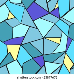 Beautiful blue mosaic. Vector illustration