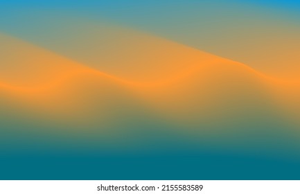 beautiful blue and orange gradient background. bright color combination. soft and smooth texture wallpaper