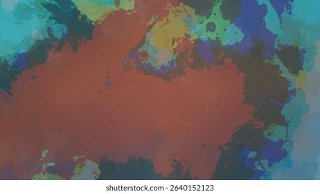 beautiful blue red sea water, seen corals, blue abstract gradient background, Blue green and red abstract wave background with copy space.