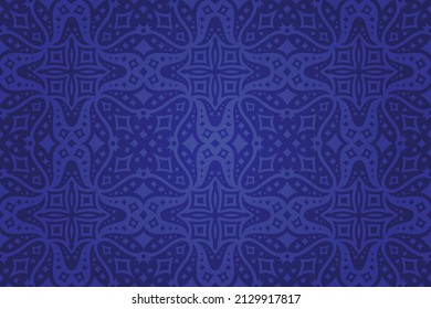 Hermoso fondo vectorial brillante azul con patrón abstracto transparente