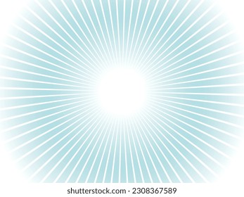 Beautiful blue sky and radiation of sun rays image_turquoise blue