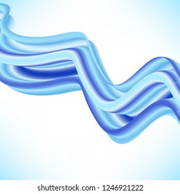 
Beautiful blue waves. Abstract blue wave background