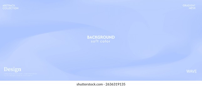 Hermoso fondo de textura abstracta ondulada azul suave y lujoso. Combinación de luz y oscuridad. Diseño minimalista en color pastel