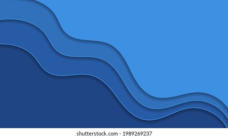 Hermoso fondo rojo ondulado azul. Adecuado para una postal o tarjeta de visita.