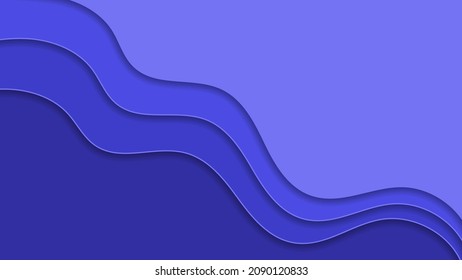 Beautiful blue wavy red background. Suitable for a postcard or business card.