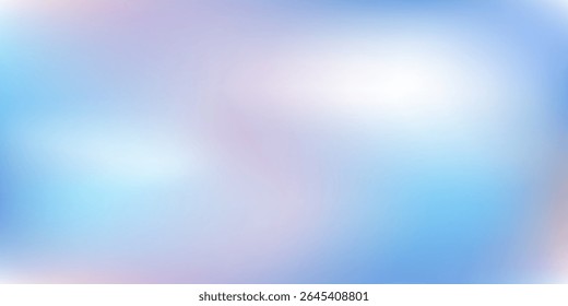 Belo azul e branco padrão abstrato fundo. Design de gradiente azul e branco design de fundo inspirado em paisagem nublada. vetor moderno