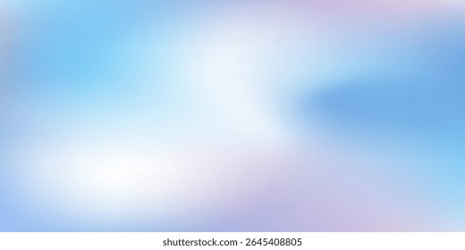 Belo azul e branco padrão abstrato fundo. Design de gradiente azul e branco design de fundo inspirado em paisagem nublada. vetor moderno bom