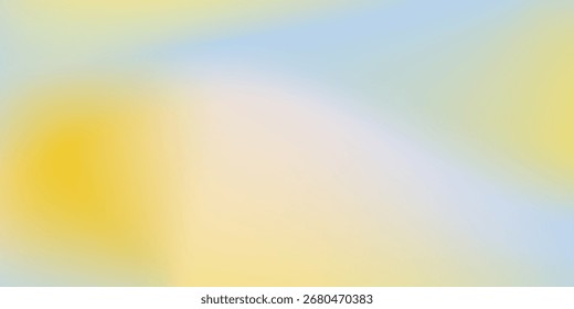 Beautiful Blue and yellow gradient background design. Summer sky blue and summer yellow gradation.Retro juicy stuff. Vector illustration.Eps 10