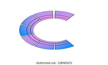 Beautiful bluish purple circular background that can be used as a logo