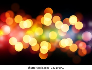beautiful blurred background on dark