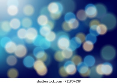 Beautiful blurred colorful circles