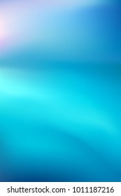 Beautiful Blurred seascape with water and sky.  Abstract Gradient blue and teal background. water. Summer turquoise backdrop. Vector for travel poster, graphic design, banner, website or aqua poster.