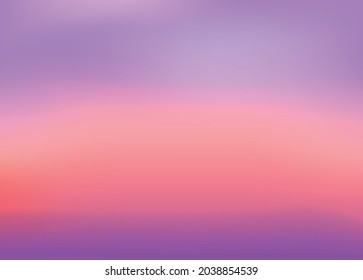 Beautiful blurred sunset background over mountains