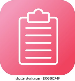 Beautiful Board vector line icon