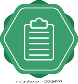 Beautiful Board vector line icon