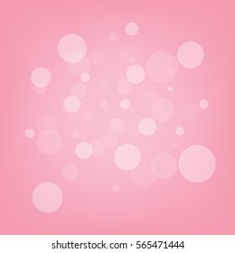 Beautiful bokeh background, abstract vector art. pastel color.