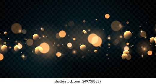 beautiful bokeh background for decoration festival template beautiful banner luxury vector illustration