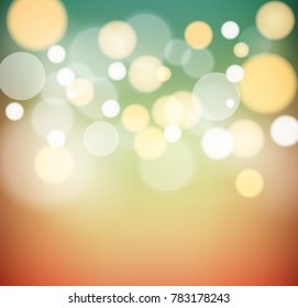 Beautiful bokeh background vector