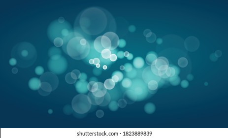 Beautiful bokeh blurred lights vector abstract background with defocused transparent lights effect.