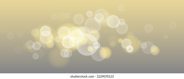 Schöne Bokeh-unscharfe Lichter, Vektorabstrakter Hintergrund mit defokussiertem, transparentem Lichteffekt.