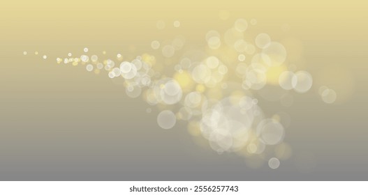 Beautiful bokeh blurred lights vector abstract background with defocused transparent lights effect.