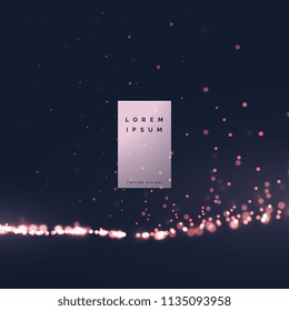 beautiful bokeh light effect background