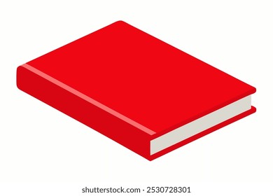 A beautiful book vector art in white background illustration.