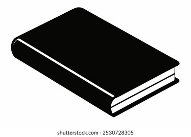 Uma bela arte vetorial de livro em ilustração de fundo branco.