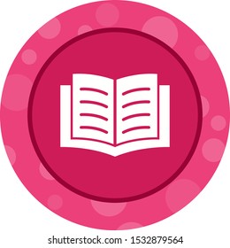 Beautiful Book Vector Glyph icon