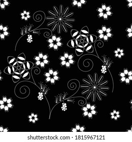 beautiful Botanical floral seamless pattern