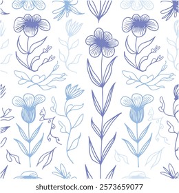 Beautiful Botanical Leaf Seamless Design