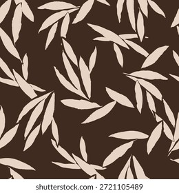 Beautiful botanical leaves pattern