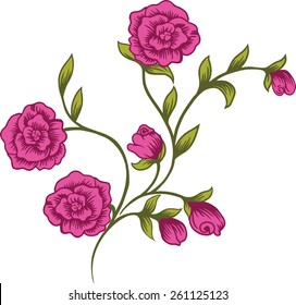 beautiful bouquet of red roses.