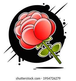 beautiful bouquet with red roses and leaves. Floral arrangement. design greeting card and invitation of the wedding, birthday, Valentine s Day, mother s day and other holiday