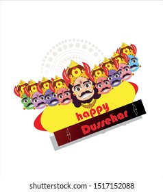 Beautiful Bow and arrow illustration with mandala design on the celebration of indian festival .Happy dussehra. illustration of Ravan with ten head.Killing Ravan by Rama in Dussehra festival of India 