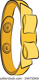 Beautiful bracelet - jewelry set Fashion vector illustration vector  object isolated necklace 
