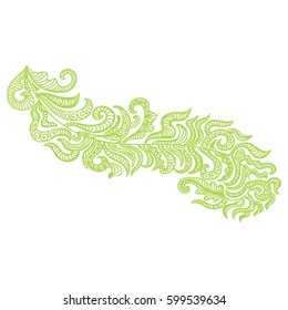 Beautiful branch. Vector illustration.