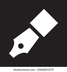 Hermoso diseño de icono de brash forma vector