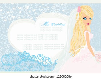  Beautiful bride card