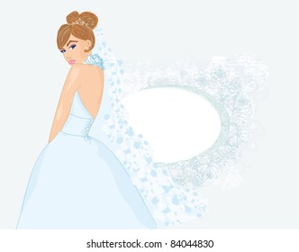 Beautiful bride card