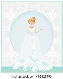 Beautiful bride card