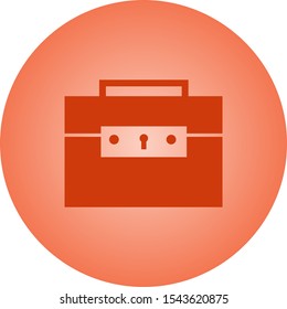 Beautiful Briefcase Vector Glyph Icon