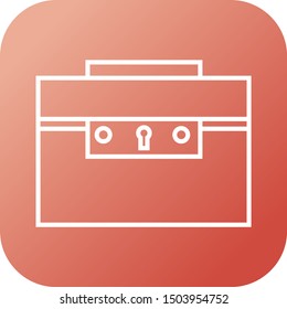 Beautiful Briefcase Vector line icon