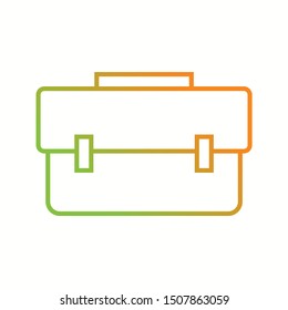 Beautiful Briefcase vector line icon